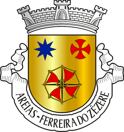 Brasão da antiga freguesia de Areias - Areias former civil parish, coat-of-arms Brasão da antiga freguesia de Areias - Areias former civil parish, coat-of-arms