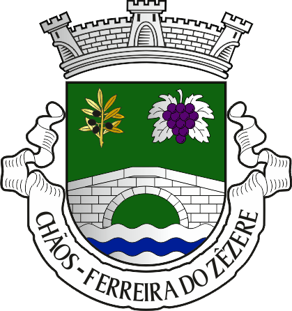 Brasão da freguesia de Chãos - Chãos civil parish, coat-of-arms Brasão da freguesia de Chãos - Chãos civil parish, coat-of-arms