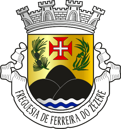 Brasão da freguesia de Ferreira do Zêzere - Ferreira do Zêzere civil parish, coat-of-arms Brasão da freguesia de Ferreira do Zêzere - Ferreira do Zêzere civil parish, coat-of-arms