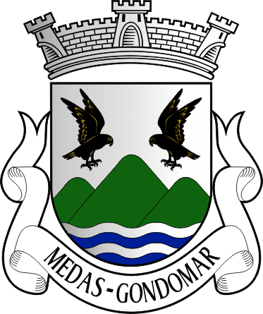 Brasão da antiga freguesia de Medas - Medas former civil parish, coat-of-arms Brasão da antiga freguesia de Medas - Medas former civil parish, coat-of-arms