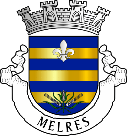 Brasão da antiga freguesia de Melres - Melres former civil parish, coat-of-arms Brasão da antiga freguesia de Melres - Melres former civil parish, coat-of-arms