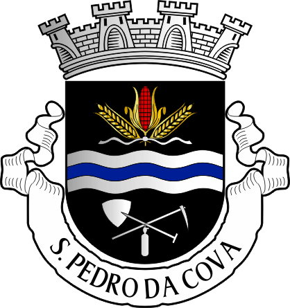 Brasão da antiga freguesia de São Pedro da Cova - São Pedro da Cova former civil parish, coat-of-arms Brasão da antiga freguesia de São Pedro da Cova - São Pedro da Cova former civil parish, coat-of-arms