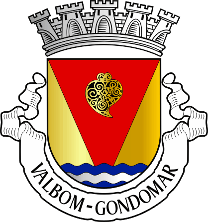 Brasão da antiga freguesia de Valbom - Valbom former civil parish, coat-of-arms Brasão da antiga freguesia de Valbom - Valbom former civil parish, coat-of-arms