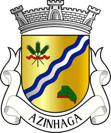 Brasão da freguesia de Azinhaga - Azinhaga civil parish, coat-of-arms Brasão da freguesia de Azinhaga - Azinhaga civil parish, coat-of-arms