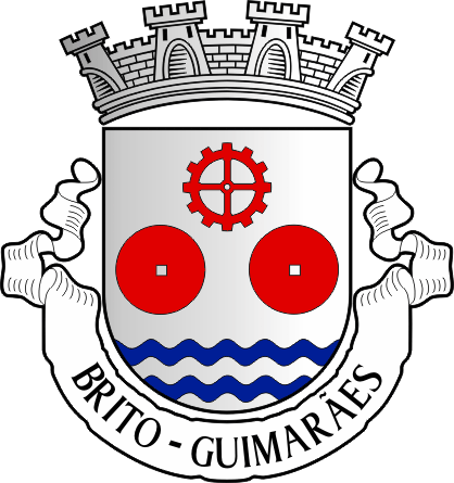 Brasão da freguesia de Brito - Brito civil parish, coat-of-arms Brasão da freguesia de Brito - Brito civil parish, coat-of-arms