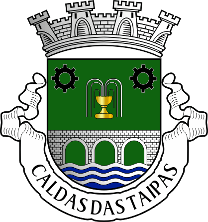 Brasão da freguesia de Caldelas- Caldelas civil parish, coat-of-arms Brasão da freguesia de Caldelas- Caldelas civil parish, coat-of-arms