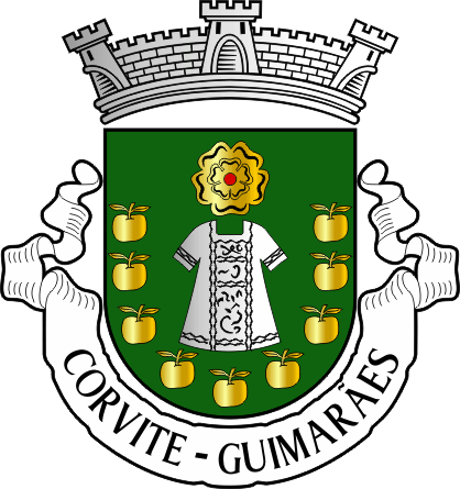 Brasão da antiga freguesia de Corvite - Corvite former civil parish, coat-of-arms Brasão da antiga freguesia de Corvite - Corvite former civil parish, coat-of-arms