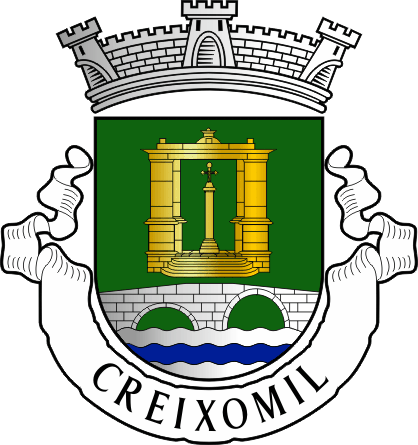 Brasão da freguesia de Creixomil - Creixomil civil parish, coat-of-arms Brasão da freguesia de Creixomil - Creixomil civil parish, coat-of-arms