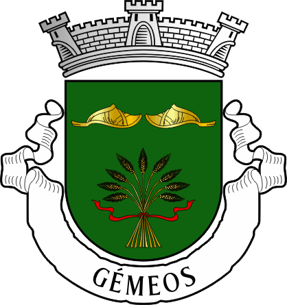 Brasão da antiga freguesia de Gémeos - Gémeos former civil parish, coat-of-arms Brasão da antiga freguesia de Gémeos - Gémeos former civil parish, coat-of-arms