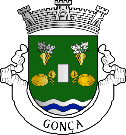 Brasão da freguesia de Gonça - Gonça civil parish, coat-of-arms Brasão da freguesia de Gonça - Gonça civil parish, coat-of-arms