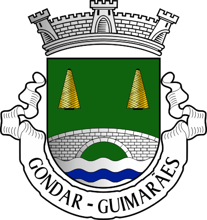 Brasão da freguesia de Gondar - Gondar civil parish, coat-of-arms Brasão da freguesia de Gondar - Gondar civil parish, coat-of-arms