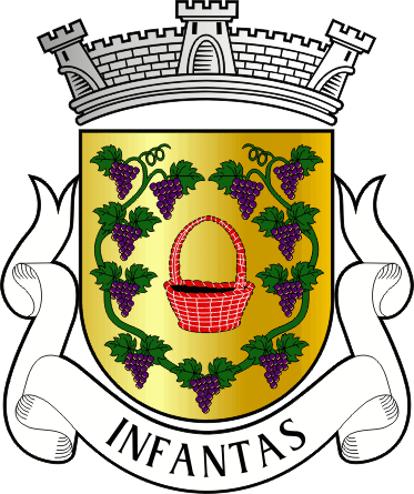 Brasão da freguesia de Infantas - Infantas civil parish, coat-of-arms Brasão da freguesia de Infantas - Infantas civil parish, coat-of-arms