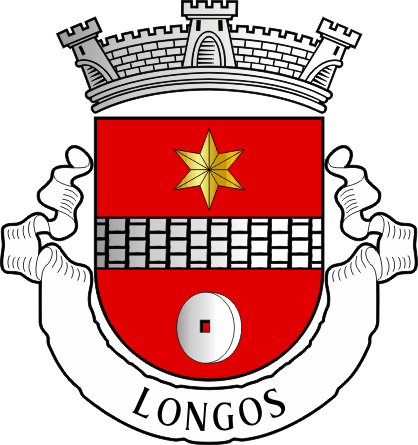 Brasão da freguesia de Longos - Longos civil parish, coat-of-arms Brasão da freguesia de Longos - Longos civil parish, coat-of-arms