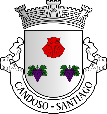 Brasão da antiga freguesia de Candoso (Santiago) - Candoso (Santiago) former civil parish, coat-of-arms Brasão da antiga freguesia de Candoso (Santiago) - Candoso (Santiago) former civil parish, coat-of-arms