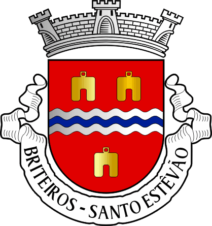 Brasão da antiga freguesia de Briteiros (Santo Estêvão) - Briteiros (Santo Estêvão) former civil parish, coat-of-arms Brasão da antiga freguesia de Briteiros (Santo Estêvão) - Briteiros (Santo Estêvão) former civil parish, coat-of-arms
