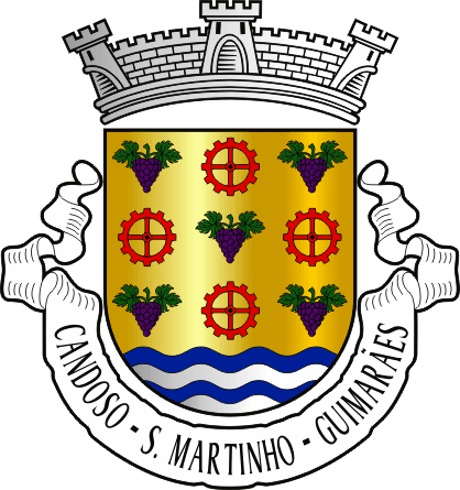 Brasão da freguesia de Candoso (São Martinho) - Candoso (São Martinho) civil parish, coat-of-arms Brasão da freguesia de Candoso (São Martinho) - Candoso (São Martinho) civil parish, coat-of-arms