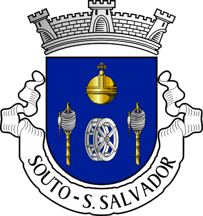 Brasão da antiga freguesia de Souto (São Salvador) - Souto (São Salvador) former civil parish, coat-of-arms Brasão da antiga freguesia de Souto (São Salvador) - Souto (São Salvador) former civil parish, coat-of-arms