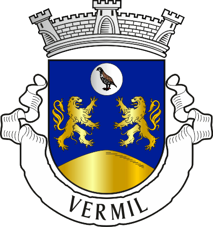 Brasão da antiga freguesia de Vermil - Vermil former civil parish, coat-of-arms Brasão da antiga freguesia de Vermil - Vermil former civil parish, coat-of-arms