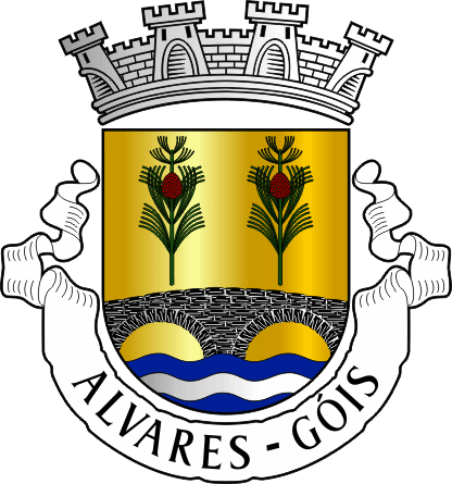 Brasão da freguesia de Alvares - Alvares civil parish, coat-of-arms