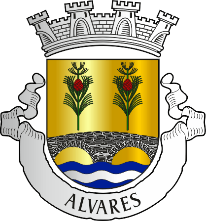 Brasão da freguesia de Alvares - Alvares civil parish, coat-of-arms