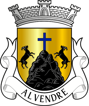 Brasão da freguesia de Alvendre - Alvendre civil parish, coat-of-arms Brasão da freguesia de Alvendre - Alvendre civil parish, coat-of-arms