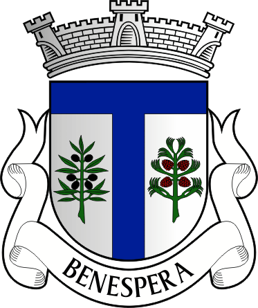 Brasão da freguesia de Benespera - Benespera civil parish, coat-of-arms Brasão da freguesia de Benespera - Benespera civil parish, coat-of-arms