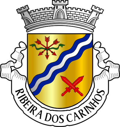 Brasão da antiga freguesia de Ribeira dos Carinhos - Ribeira dos Carinhos former civil parish, coat-of-arms