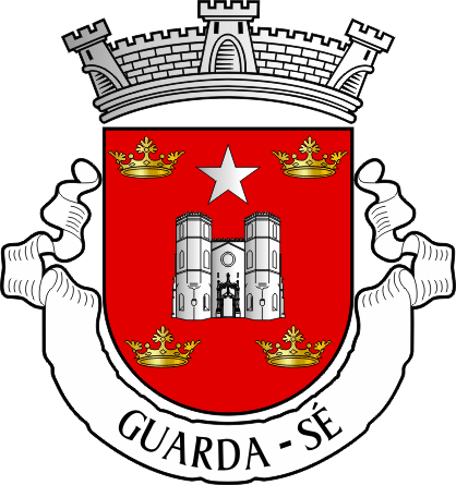 Brasão da antiga freguesia de Guarda (Sé) - Guarda (Sé) former civil parish, coat-of-arms Brasão da antiga freguesia de Guarda (Sé) - Guarda (Sé) former civil parish, coat-of-arms