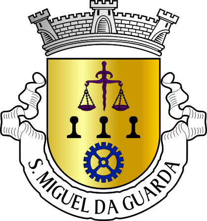 Brasão da antiga freguesia de São Miguel da Guarda - São Miguel da Guarda former civil parish, coat-of-arms