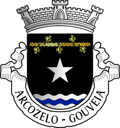 Brasão da freguesia de Arcozelo - Arcozelo civil parish, coat-of-arms