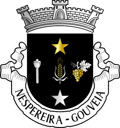 Brasão da freguesia de Nespereira - Nespereira civil parish, coat-of-arms Brasão da freguesia de Nespereira - Nespereira civil parish, coat-of-arms