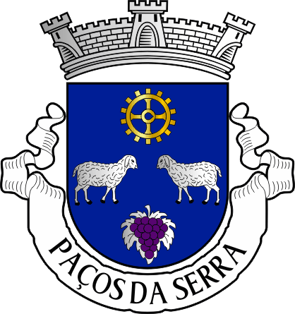 Brasão da freguesia de Paços da Serra - Paços da Serra civil parish, coat-of-arms Brasão da freguesia de Paços da Serra - Paços da Serra civil parish, coat-of-arms