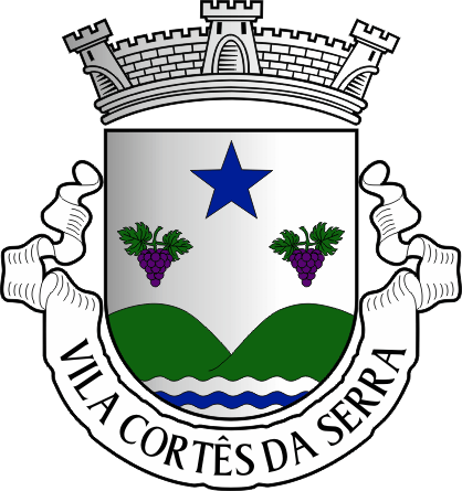 Brasão da freguesia de Vila Cortês da Serra - Vila Cortês da Serra civil parish, coat-of-arms Brasão da freguesia de Vila Cortês da Serra - Vila Cortês da Serra civil parish, coat-of-arms