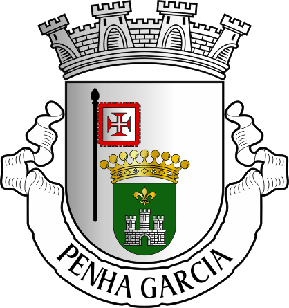 Brasão da freguesia de Penha Garcia - Penha Garcia civil parish, coat-of-arms Brasão da freguesia de Penha Garcia - Penha Garcia civil parish, coat-of-arms