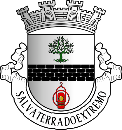Brasão da antiga freguesia de Salvaterra do Extremo - Salvaterra do Extremo former civil parish, coat-of-arms Brasão da antiga freguesia de Salvaterra do Extremo - Salvaterra do Extremo former civil parish, coat-of-arms
