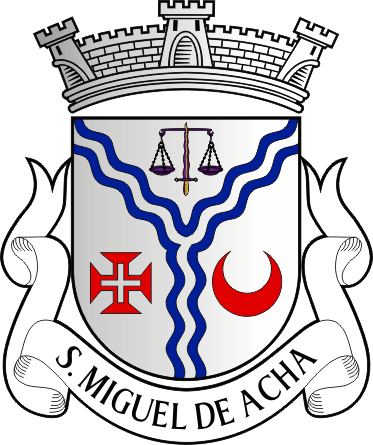 Brasão da freguesia de São Miguel de Acha - São Miguel de Acha civil parish, coat-of-arms Brasão da freguesia de São Miguel de Acha - São Miguel de Acha civil parish, coat-of-arms