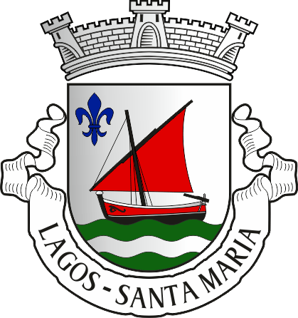 Brasão da antiga freguesia de Lagos (Santa Maria) - Lagos (Santa Maria) former civil parish, coat-of-arms Brasão da antiga freguesia de Lagos (Santa Maria) - Lagos (Santa Maria) former civil parish, coat-of-arms