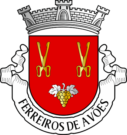 Brasão da freguesia de Ferreiros de Avões - Ferreiros de Avões civil parish, coat-of-arms