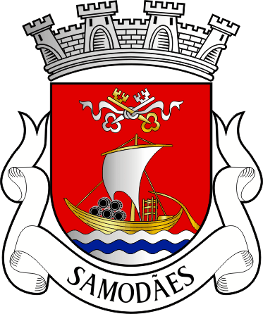 Brasão da freguesia de Samodães - Samodães civil parish, coat-of-arms Brasão da freguesia de Samodães - Samodães civil parish, coat-of-arms