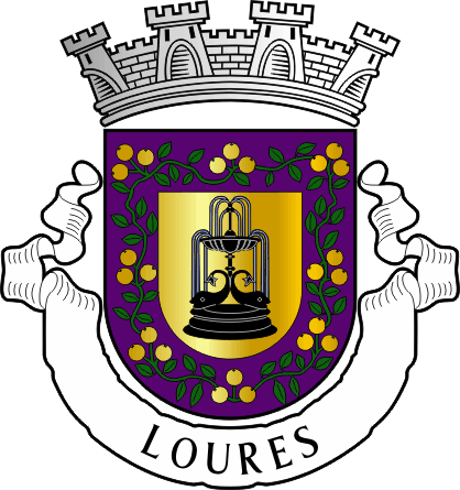 Brasão do Município de Loures - Loures municipal coat-of-arms Brasão do Município de Loures - Loures municipal coat-of-arms
