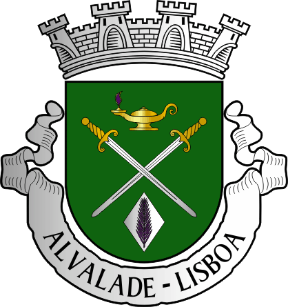 Brasão da Freguesia de Alvalade - Alvalade civil parish, coat-of-arms