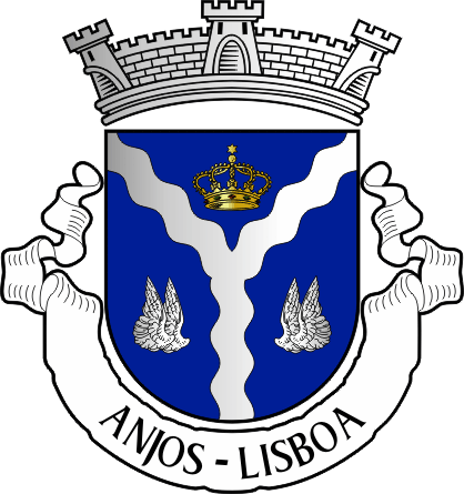 Brasão da antiga freguesia de Anjos - Anjos former civil parish, coat-of-arms Brasão da antiga freguesia de Anjos - Anjos former civil parish, coat-of-arms