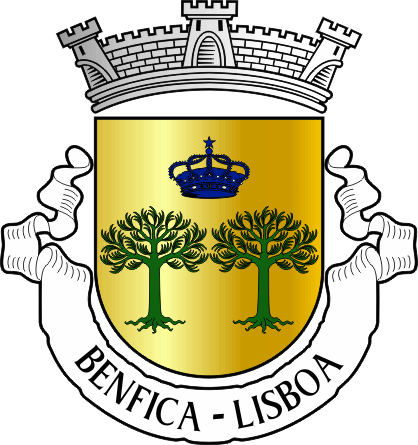 Brasão da freguesia de Benfica - Benfica civil parish, coat-of-arms Brasão da freguesia de Benfica - Benfica civil parish, coat-of-arms