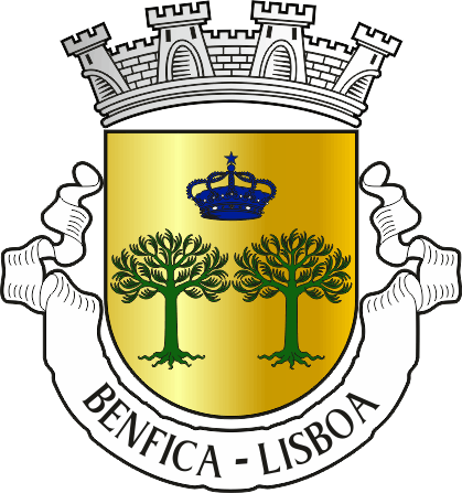 Brasão da freguesia de Benfica - Benfica civil parish, coat-of-arms Brasão da freguesia de Benfica - Benfica civil parish, coat-of-arms