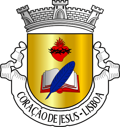 Brasão da antiga freguesia de Coração de Jesus - Coração de Jesus former civil parish, coat-of-arms