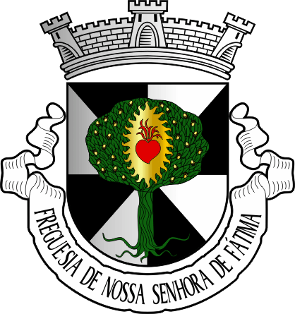 Brasão da antiga freguesia de Nossa Senhora de Fátima - Nossa Senhora de Fátima former civil parish, coat-of-arms