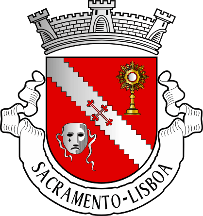 Brasão da antiga freguesia de Sacramento - Sacramento former civil parish, coat-of-arms