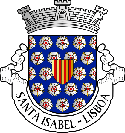 Brasão da antiga freguesia de Santa Isabel - Santa Isabel former civil parish, coat-of-arms