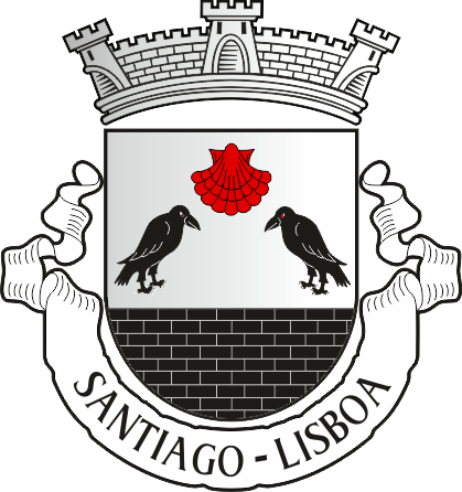 Brasão da antiga freguesia de Santiago - Santiago former civil parish, coat-of-arms