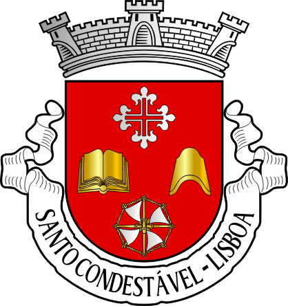 Brasão da antiga freguesia de Santo Condestável - Santo Condestável former civil parish, coat-of-arms Brasão da antiga freguesia de Santo Condestável - Santo Condestável former civil parish, coat-of-arms